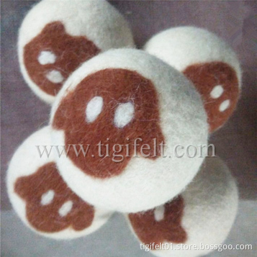 Custom 7.5cm wool dryer ball